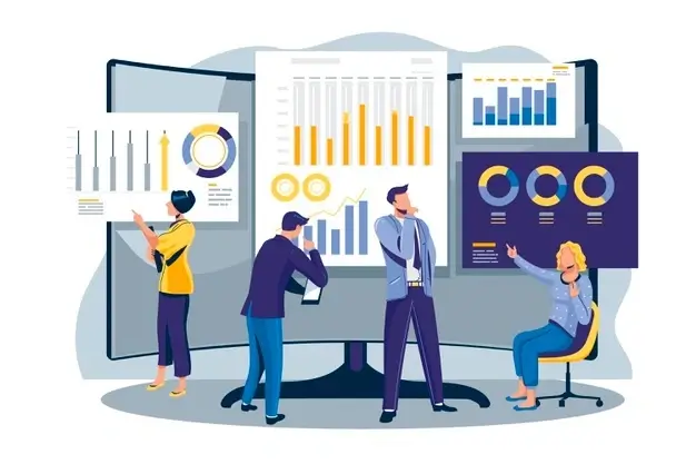 people analyzing growth charts people analyzing growth charts