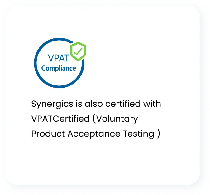 synergics cerfified