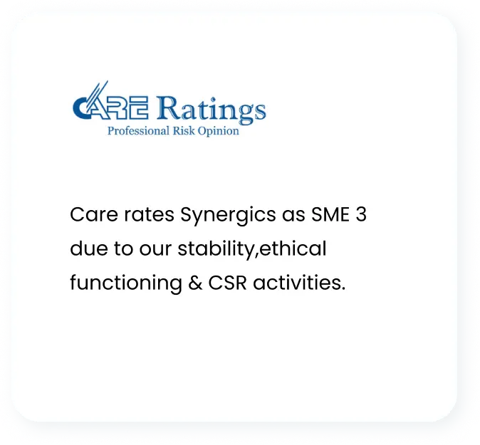 synergics cerfified
