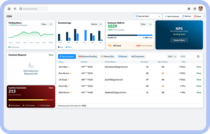 Jewellery CRM and Customer Management