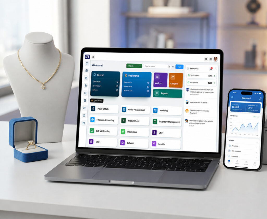 Jewellery ERP Features - Synergics Jewellery ERP